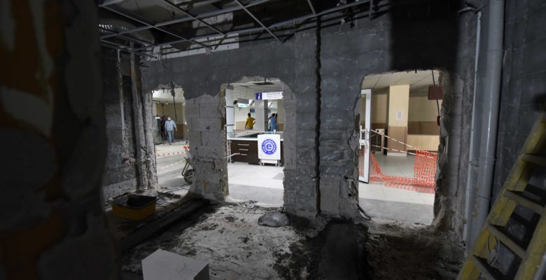 EÜ Hastanesinde yenileme ve onarım çalışmaları sürüyor