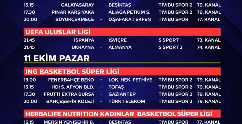 Galatasaray-Beşiktaş Derbisi Tivibu’da