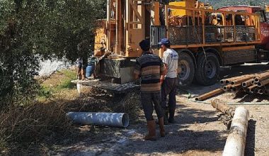 Muğla Büyükşehir, Milas Kemikler Mahallesine yeni su kaynağı sağlıyor