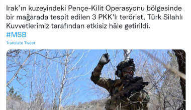 3 terörist etkisiz hale getirildi