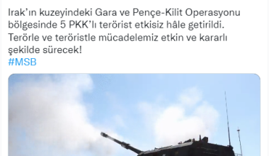 5 terörist etkisiz hale getirildi
