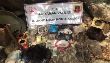 Adıyaman’da toprağa gömülü yaşam malzemeleri ele geçirildi