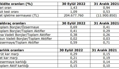 Afyon Çimento’nun faaliyet raporu