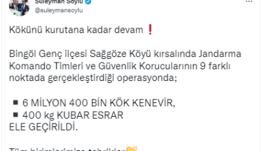 Bingöl’de uyuşturucu operasyonu