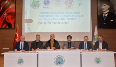 Çocuk Atletizmi ve temel jimnastik eğitimi protokolü imzalandı Çocuk Atletizmi ve temel jimnastik eğitimi protokolü imzalandı