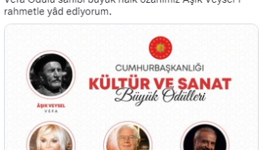 Cumhurbaşkanı Erdoğan’dan tebrik mesajı