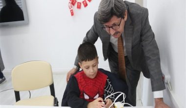 İl Milli Eğitim Müdürü Yalçın’dan atölye öğrencilerine ziyaret