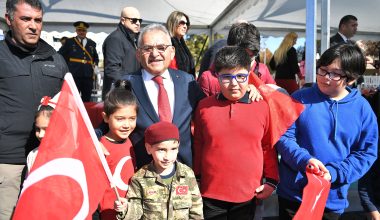 Kayseri’de 29 Ekim Cumhuriyet Bayramı coşkusu