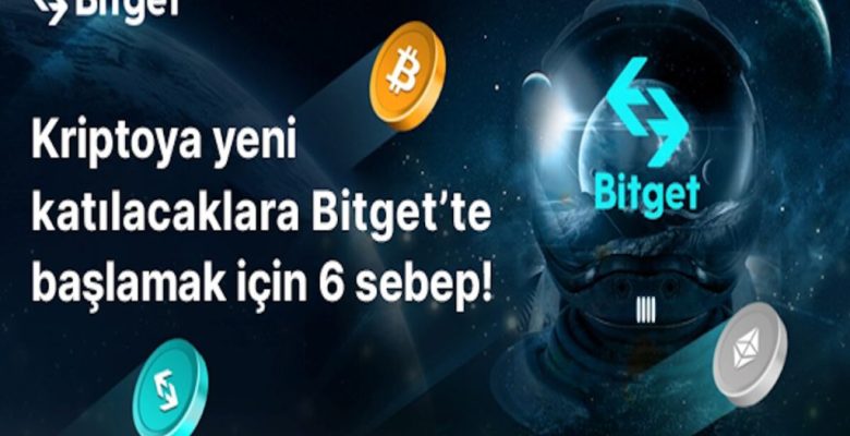 Kriptoya yeni katılacaklara Bitget’te başlamak için 6 sebep!
