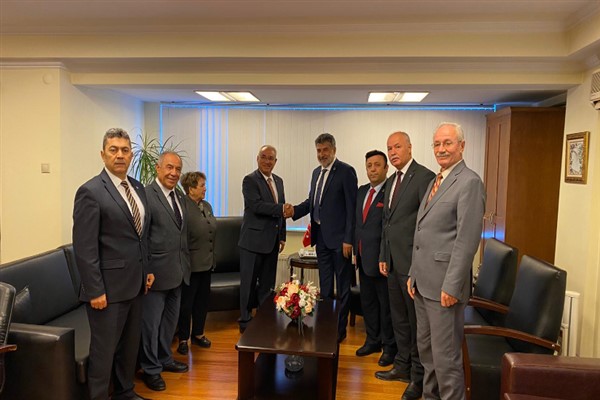 MYP Genel Başkanı Çayır’dan DSP Genel Başkanı Aksakal’a ziyaret