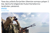 Sınırda 2 kişi yakalandı