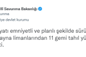 Tahıl sevkiyatı sürüyor