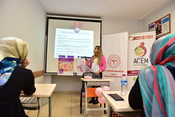 Tuzla’da ‘Meme Kanseri Farkındalık Semineri’ düzenlendi
