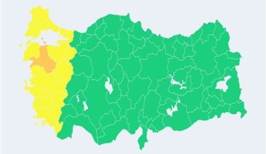 AFAD’tan kuvvetli yağış uyarısı AFAD’tan kuvvetli yağış uyarısı