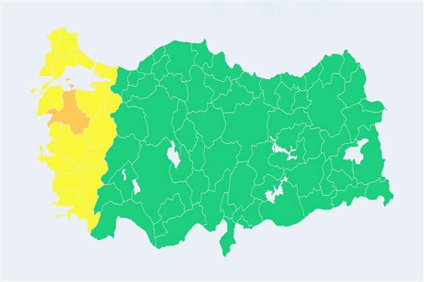 AFAD’tan kuvvetli yağış uyarısı