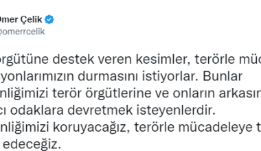 AK Parti Sözcüsü Çelik: “Egemenliğimizi koruyacağız, terörle mücadeleye tavizsiz devam edeceğiz”