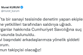 Bakan Kurum: “Görevi başındaki arkadaşlarımıza yönelik şiddeti kınıyorum”