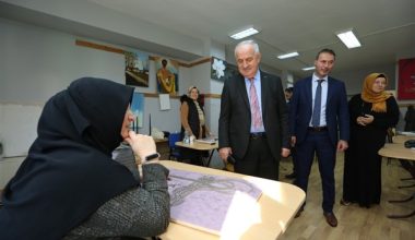 Başkan Aygün’den DER-MEK kursiyerlerine ziyaret