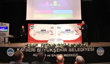 Başkan Büyükkılıç, KAYMEKli gençlerle yarışma ve seminerde buluştu