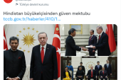 Cumhurbaşkanı Erdoğan, Hindistan Büyükelçisi Paul’u kabul etti