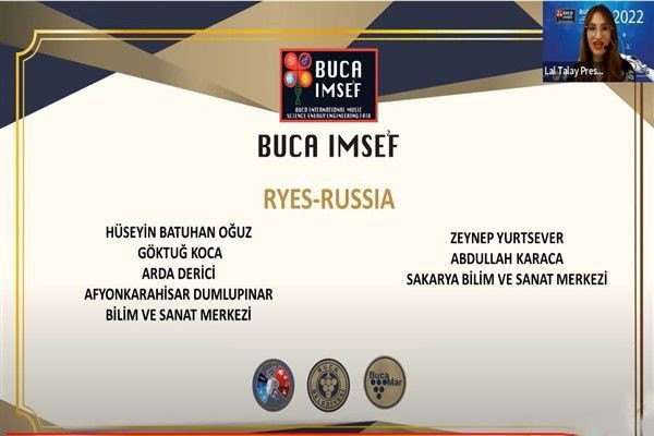 Dumlupınar BİLSEM, IMSEF’de altın madalya kazandı