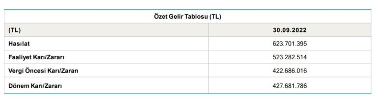 Esenboğa Elektrik’in 3. çeyrek faaliyet raporu