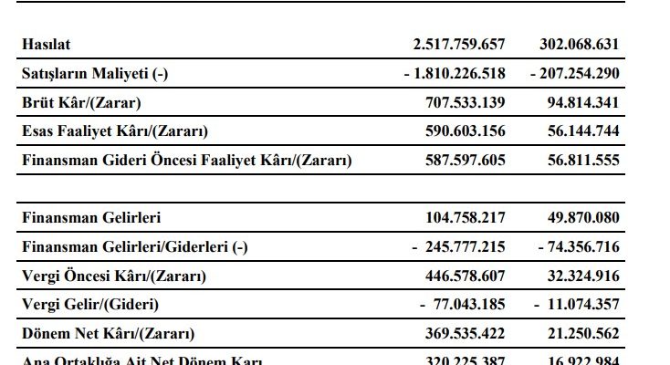Girişim Elektrik’ten 320.225.387 TL net kar