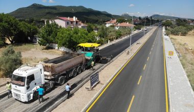 Muğla’da 2022 yılında 135.80 kilometre asfalt çalışması yapıldı