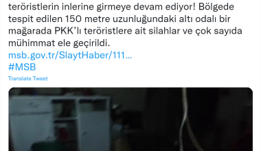 Pençe-Kilit Operasyonu’nda çok sayıda silah ve mühimmat ele geçirildi