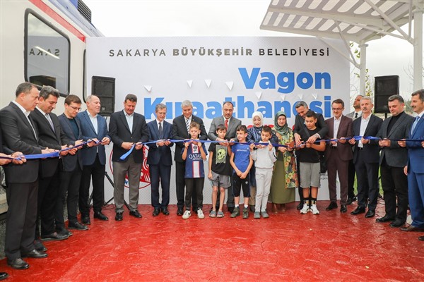 Sakarya’da “Vagon Kıraathanesi’ ‘hizmete açıldı