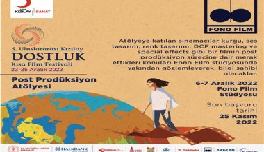 Uluslararası Kızılay Dostluk Film Festivali Atölyeleri için başvurular başladı