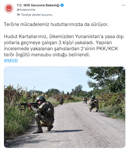 Yunanistan’a kaçmaya çalışan 3 kişi yakalandı
