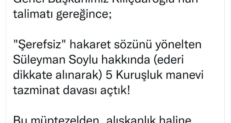 Bakan Soylu: “Kılıçdaroğlu zavallı bir adam”