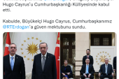 Cumhurbaşkanı Erdoğan, Uruguay Büyükelçisi Cayrus’u kabul etti