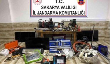 Karasu’da hırsızlık operasyonu