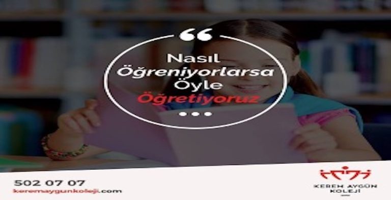 Kerem Aygün Koleji Kaliteli ve Farklı Eğitimi ile Gündemde!