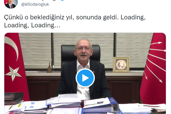Kılıçdaroğlu: “Bay Kemal’i bekleyin, iyi seneler”