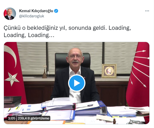 Kılıçdaroğlu: “Bay Kemal’i bekleyin, iyi seneler”
