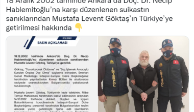 Kırmızı bültenle aranan Mustafa Levent Göktaş, yakalanarak Türkiye’ye getirildi