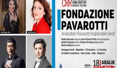 Luciano Pavarotti Vakfı ilk kez Türkiye’de konser verecek Luciano Pavarotti Vakfı ilk kez Türkiye’de konser verecek