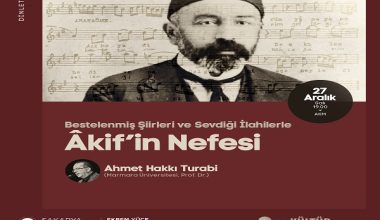 Sakarya AKM’de ‘Akif’in Nefesi’ dinletisi gerçekleştirilecek