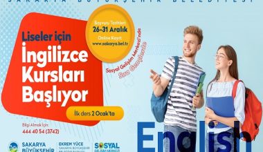 Sakarya SGM’de lise öğrencilerine yönelik İngilizce kursuları verilecek