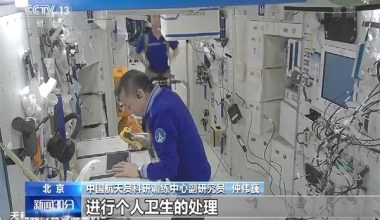 Shenzhou-15 mürettebatı bir aydır yörüngede
