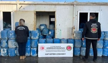 Suriye sınırında sülfürik asit operasyonu
