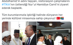 Bakan Çavuşoğlu: “Dünyanın her yerinde kültürel mirasımıza sahip çıkıyoruz”