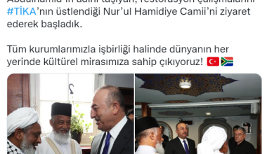 Bakan Çavuşoğlu: “Dünyanın her yerinde kültürel mirasımıza sahip çıkıyoruz”