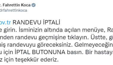 Bakan Koca’dan MHRS açıklaması