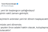 Karamollaoğlu: “Artık yeni bir başlangıcın şafağındayız”