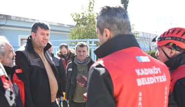 Kadıköy Belediye Başkanı Şerdil Dara Odabaşı Afet Bölgesinde