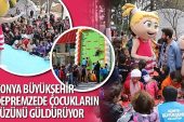 Konya Büyükşehir Depremzede Çocukların Yüzünü Güldürüyor